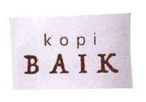 Trademark kopi BAIK