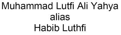 Trademark Muhammad Lutfi Ali Yahya alias Habib Luthfi