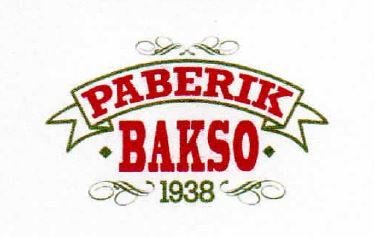 Trademark PABERIK BAKSO 1938