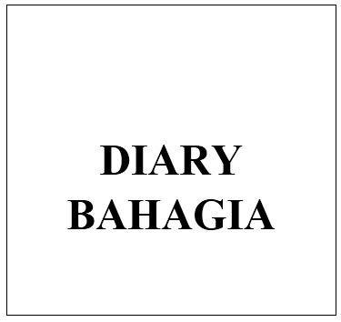 Trademark DIARY BAHAGIA