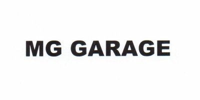 Trademark MG GARAGE