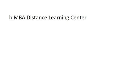 Trademark biMBA Distance Learning Center