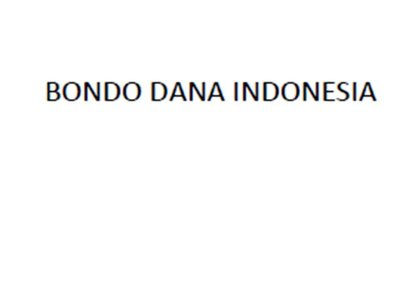 Trademark BONDO DANA INDONESIA