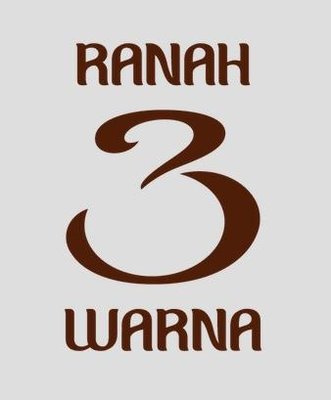 Trademark RANAH 3 WARNA + LUKISAN