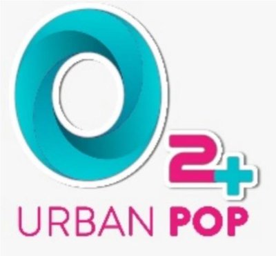 Trademark O2+ URBAN POP + Lukisan/Logo