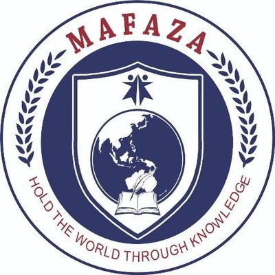 Trademark MAFAZA Hold The World Through Knowledge + logo