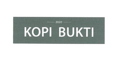 Trademark KOPI BUKTI 2020