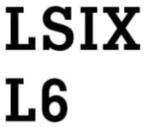 Trademark LSIX L6