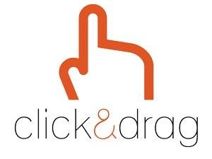 Trademark click&drag + logo