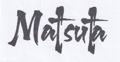 Trademark MATSUTA