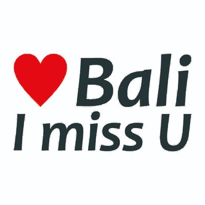 Trademark Bali I miss U