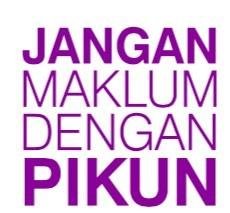 Trademark JANGAN MAKLUM DENGAN PIKUN