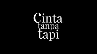 Trademark Cinta tanpa tapi