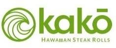 Trademark kako Hawaiian steak rolls + logo