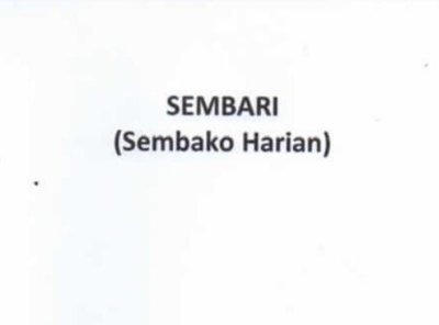 Trademark SEMBARI (Sembako Harian)