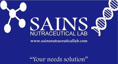 Trademark SAINS NUTRACEUTICAL LAB " Your Needs Solution " + Logo