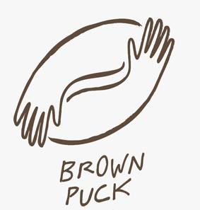 Trademark BROWN PUCK + LOGO