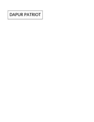 Trademark DAPUR PATRIOT