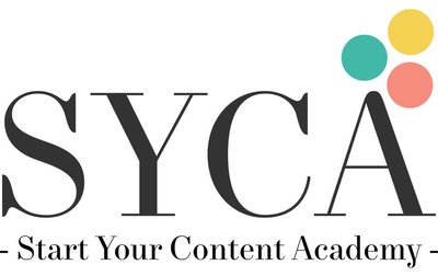 Trademark SYCA START YOUR CONTENT ACADEMY + LOGO