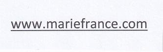 Trademark www.mariefrance.com