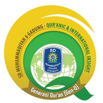 Trademark SD MUHAMMADIYAH 6 GADUNG - QUR'ANIC & INTERNATIONAL INSIGHT Generasi Qur'an [Gen-
Q]