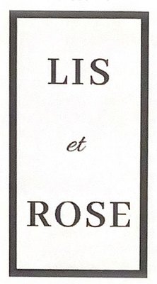 Trademark LIS ET ROSE