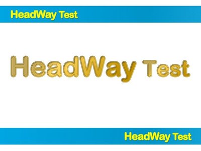 Trademark HeadWay Test