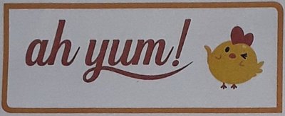 Trademark ah yum! + logo