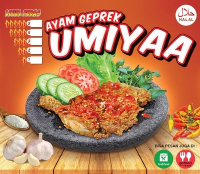 Trademark AYAM GEPREK UMIYAA + LOGO