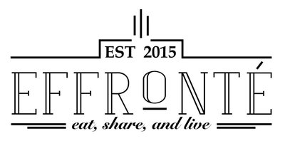 Trademark EFFRONTE eat, share, and live + Lukisan