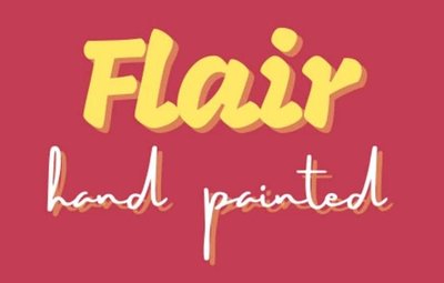 Trademark FLAIR HAND PAINTED + LOGO