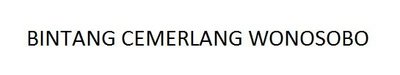 Trademark BINTANG CEMERLANG WONOSOBO