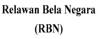 Trademark RELAWAN BELA NEGARA “RBN”