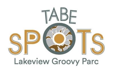 Trademark TABESPOTS Lakeview Groovy Parc + Lukisan/Logo