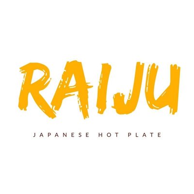 Trademark RAIJU JAPANESE HOT PLATE + LOGO