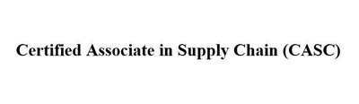 Trademark Certified Associate in Supply Chain (CASC)