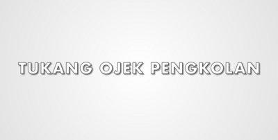 Trademark TUKANG OJEK PENGKOLAN