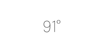 Trademark 91°