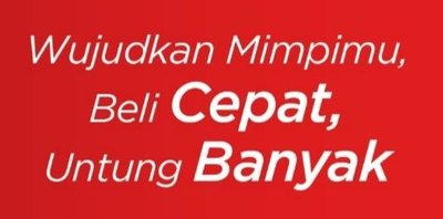 Trademark Wujudkan Mimpimu, Beli Cepat, Untung Banyak + Lukisan/Logo