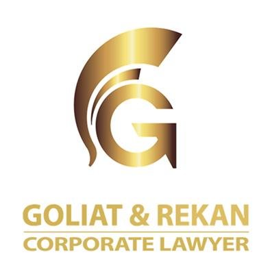 Trademark GOLIAT & REKAN CORPORATE LAWYER + LOGO G