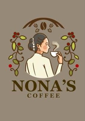 Trademark NONA'S COFFEE + Lukisan