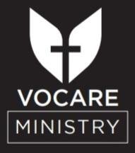 Trademark VOCARE MINISTRY + LOGO