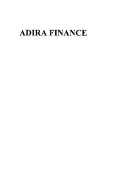 Trademark ADIRA FINANCE