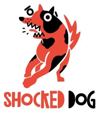 Trademark SHOCKED DOG + LUKISAN