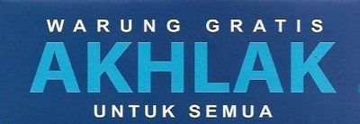 Trademark Warung Gratis AKHLAK Untuk Semua