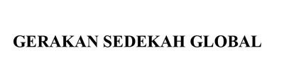 Trademark GERAKAN SEDEKAH GLOBAL