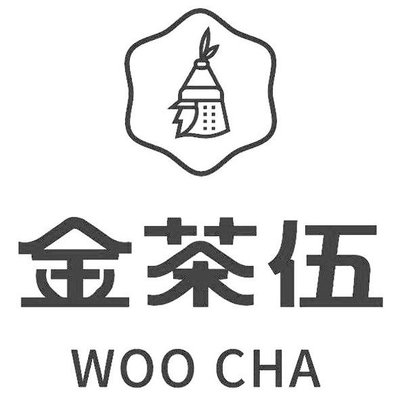 Trademark WOO CHA, Chinese characters and Design