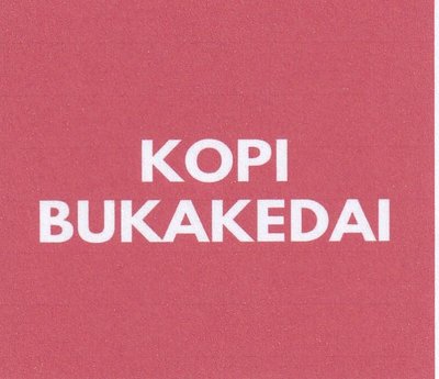 Trademark KOPI BUKAKEDAI