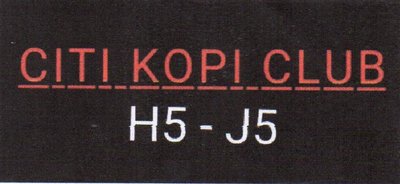 Trademark CITI KOPI CLUB H5-J5