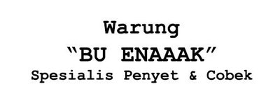 Trademark WARUNG BU ENAAAK SPESIALIS PENYET & COBEK